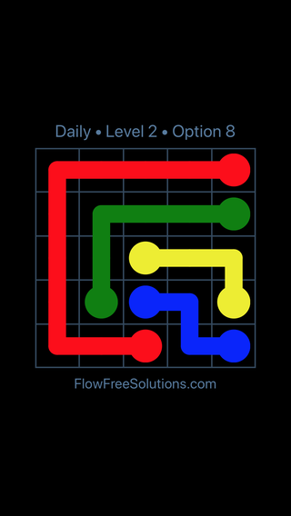Solution and Answer to the Puzzle for Flow Date Wednesday, July 20, 2016 Level 2