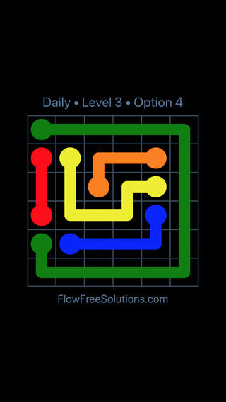 Solution and Answer to the Puzzle for Flow Date Wednesday, May 19, 2021 Level 3