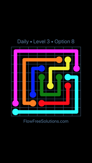 Solution and Answer to the Puzzle for Flow Date Sunday, February 28, 2021 Level 3