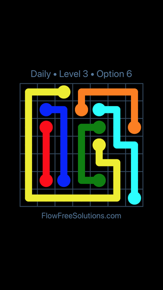 Solution and Answer to the Puzzle for Flow Date Monday, October 14, 2019 Level 3