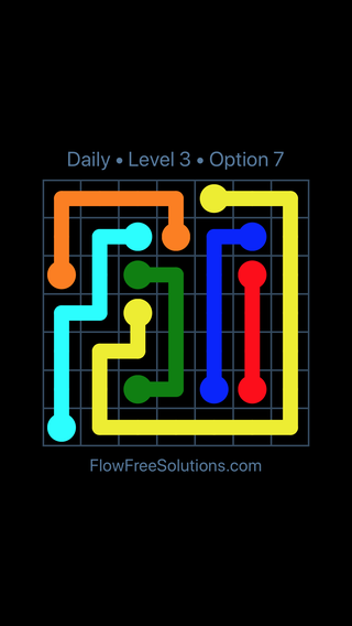 Solution and Answer to the Puzzle for Flow Date Monday, January 9, 2017 Level 3