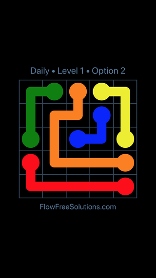 Solution and Answer to the Puzzle for Flow Date Tuesday, September 19, 2017 Level 1