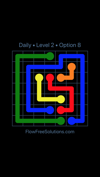 Solution and Answer to the Puzzle for Flow Date Tuesday, July 26, 2016 Level 2