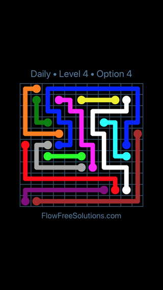 Tuesday, February 27, 2024 Flow Free Level 4 Daily Puzzle Solution and ...