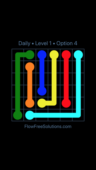 Solution and Answer to the Puzzle for Flow Date Monday, November 19, 2018 Level 1