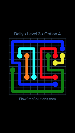 Solution and Answer to the Puzzle for Flow Date Monday, October 24, 2016 Level 3