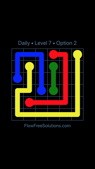 Solution and Answer to the Puzzle for Flow Date Monday, November 19, 2018 Level 7