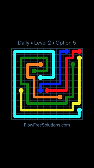 Saturday, July 1, 2023 Flow Free Level 2 Daily Puzzle Solution and ...