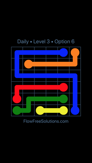 Solution and Answer to the Puzzle for Flow Date Monday, August 1, 2022 Level 3