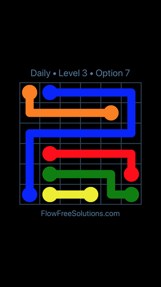 Solution and Answer to the Puzzle for Flow Date Monday, August 1, 2022 Level 3
