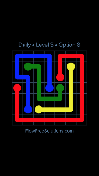 Solution and Answer to the Puzzle for Flow Date Tuesday, August 2, 2022 Level 3