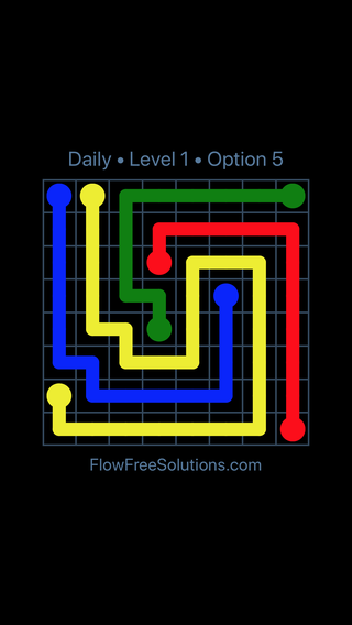 Solution and Answer to the Puzzle for Flow Date Wednesday, June 9, 2021 Level 1