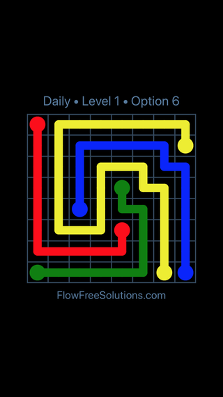 Solution and Answer to the Puzzle for Flow Date Wednesday, June 9, 2021 Level 1