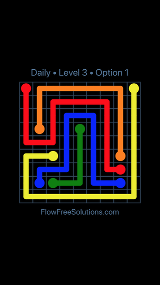 Solution and Answer to the Puzzle for Flow Date Thursday, August 4, 2022 Level 3