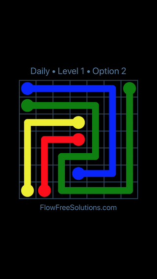 Solution and Answer to the Puzzle for Flow Date Saturday, August 6, 2022 Level 1