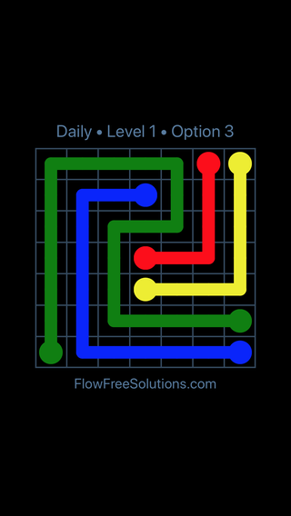 Solution and Answer to the Puzzle for Flow Date Saturday, August 6, 2022 Level 1