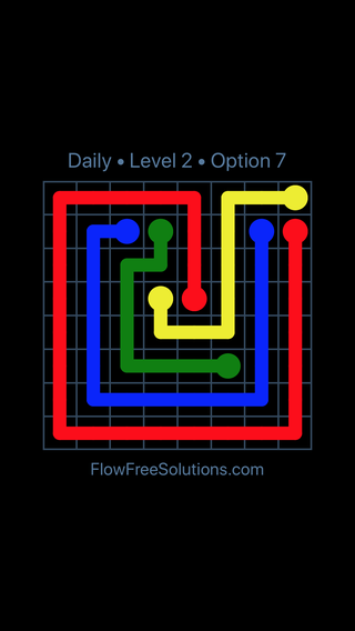 Solution and Answer to the Puzzle for Flow Date Saturday, August 6, 2022 Level 2