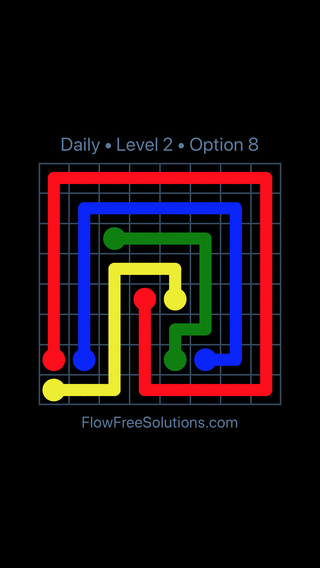 Solution and Answer to the Puzzle for Flow Date Saturday, August 6, 2022 Level 2
