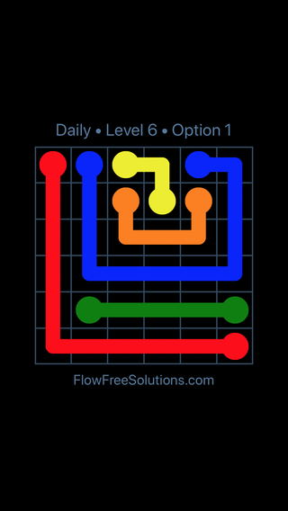 Solution and Answer to the Puzzle for Flow Date Tuesday, November 30, 2021 Level 6