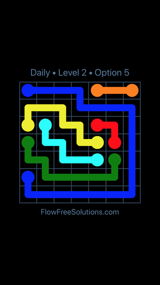 Solution and Answer to the Puzzle for Flow Date Wednesday, August 10, 2022 Level 2