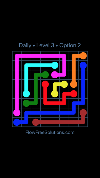 Solution and Answer to the Puzzle for Flow Date Wednesday, August 10, 2022 Level 3