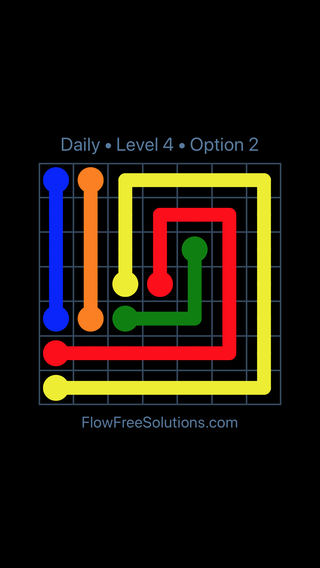 Solution and Answer to the Puzzle for Flow Date Thursday, May 26, 2016 Level 4