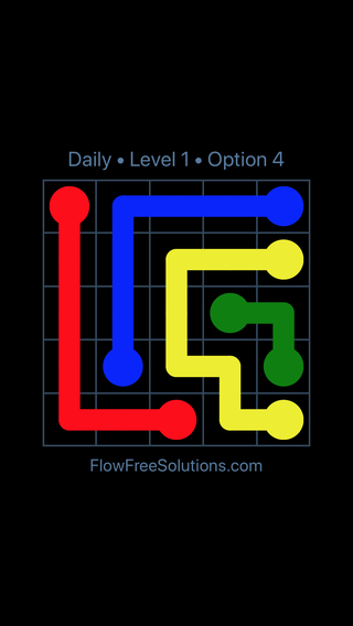 Solution and Answer to the Puzzle for Flow Date Tuesday, March 15, 2016 Level 1