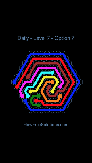 Solution and Answer to the Puzzle for Hexes Date Wednesday, July 13, 2016 Level 7