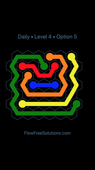 Solution and Answer to the Puzzle for Hexes Date Friday, April 1, 2016 Level 4
