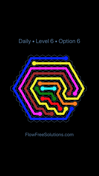 Solution and Answer to the Puzzle for Hexes Date Thursday, July 7, 2016 Level 6