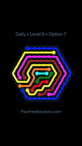 Solution and Answer to the Puzzle for Hexes Date Thursday, July 7, 2016 Level 6