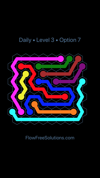 Solution and Answer to the Puzzle for Hexes Date Tuesday, August 2, 2022 Level 3
