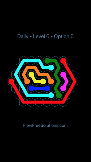 Solution and Answer to the Puzzle for Hexes Date Wednesday, May 18, 2022 Level 6