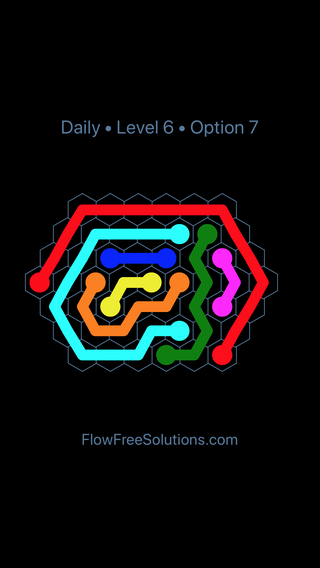 Solution and Answer to the Puzzle for Hexes Date Wednesday, May 18, 2022 Level 6