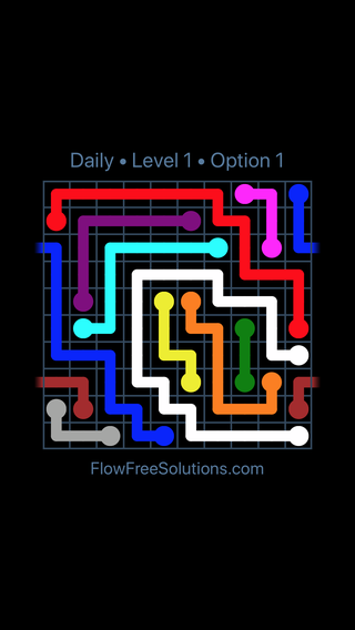 Solution and Answer to the Puzzle for Warps Date Sunday, April 15, 2018 Level 1