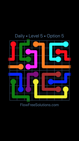 Solution and Answer to the Puzzle for Warps Date Wednesday, April 18, 2018 Level 5