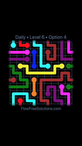 Solution and Answer to the Puzzle for Warps Date Wednesday, January 9, 2019 Level 6