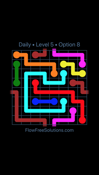 Solution and Answer to the Puzzle for Warps Date Sunday, April 10, 2016 Level 5