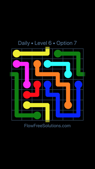 Solution and Answer to the Puzzle for Warps Date Sunday, January 13, 2019 Level 6