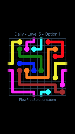 Solution and Answer to the Puzzle for Warps Date Wednesday, April 17, 2019 Level 5