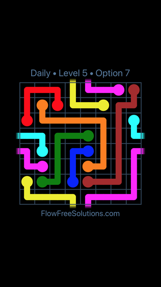 Solution and Answer to the Puzzle for Warps Date Wednesday, April 17, 2019 Level 5