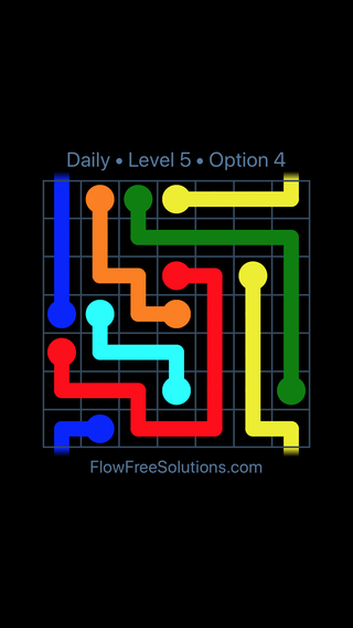Solution and Answer to the Puzzle for Warps Date Sunday, May 1, 2016 Level 5
