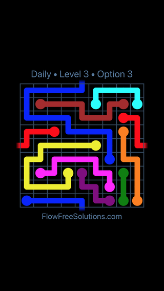 Solution and Answer to the Puzzle for Warps Date Thursday, January 12, 2017 Level 3