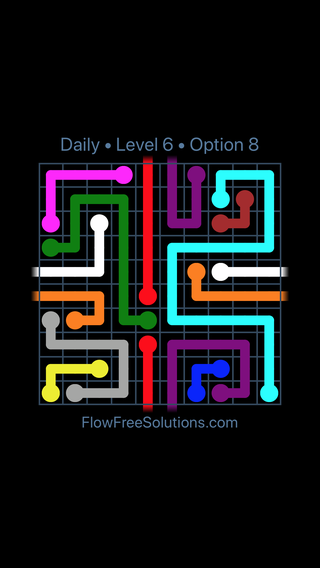 Solution and Answer to the Puzzle for Warps Date Sunday, August 7, 2022 Level 6