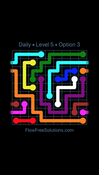 Solution and Answer to the Puzzle for Warps Date Monday, March 14, 2016 Level 5