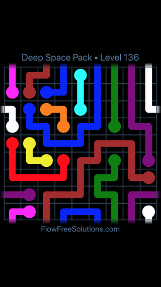 Solution and Answer to the Puzzle for Warps Deep Space Pack Level 136
