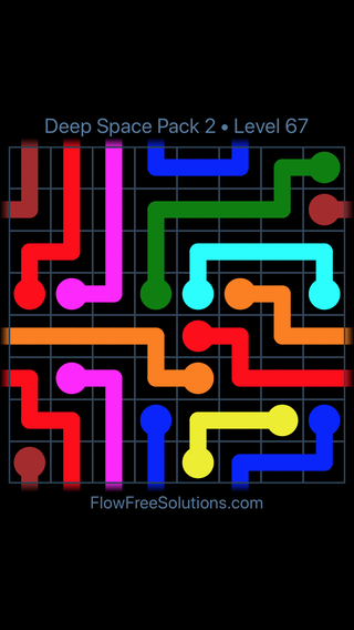 Solution and Answer to the Puzzle for Warps Deep Space Pack 2 Level 67