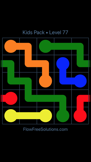 Solution and Answer to the Puzzle for Warps Kids Pack Level 77