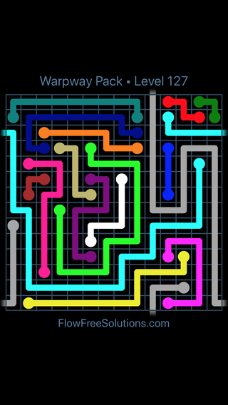 Solution and Answer to the Puzzle for Warps Warpway Pack Level 127
