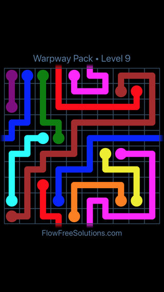 Solution and Answer to the Puzzle for Warps Warpway Pack Level 9